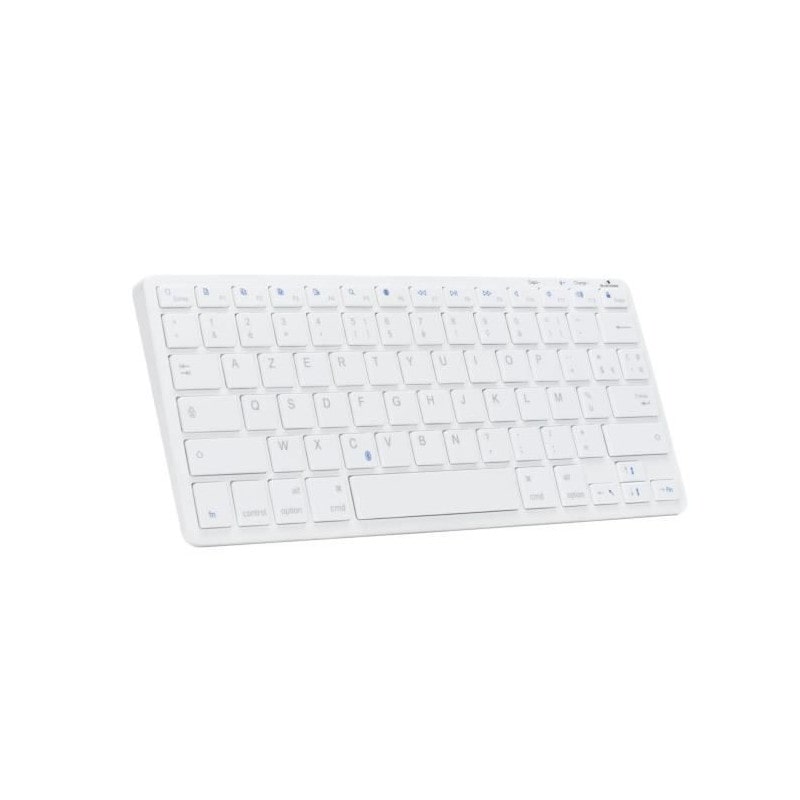 Clavier Tkl - Bluestork - Bluetooth Rechargeable Pour Mac - Blanc
