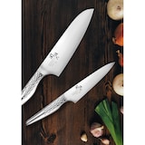 thumbnail of Couteau santoku alvéolé Shoso 16.5cm -  Gris Autre Acier Kai 29x6 cm