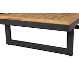 thumbnail of METRO PROFESSIONAL Outdoor Ecklounge 3-tlg., Stahl, 1 Ecksofa, 1 3-Sitzer Sofa, 1 Couchtisch, holzoptik, anthrazit