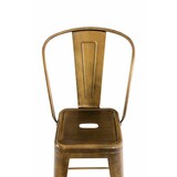 thumbnail of Décoshop26 - Lot de 2 tabourets de bar en métal doré style industriel dossier haut repose-pieds TDB10293