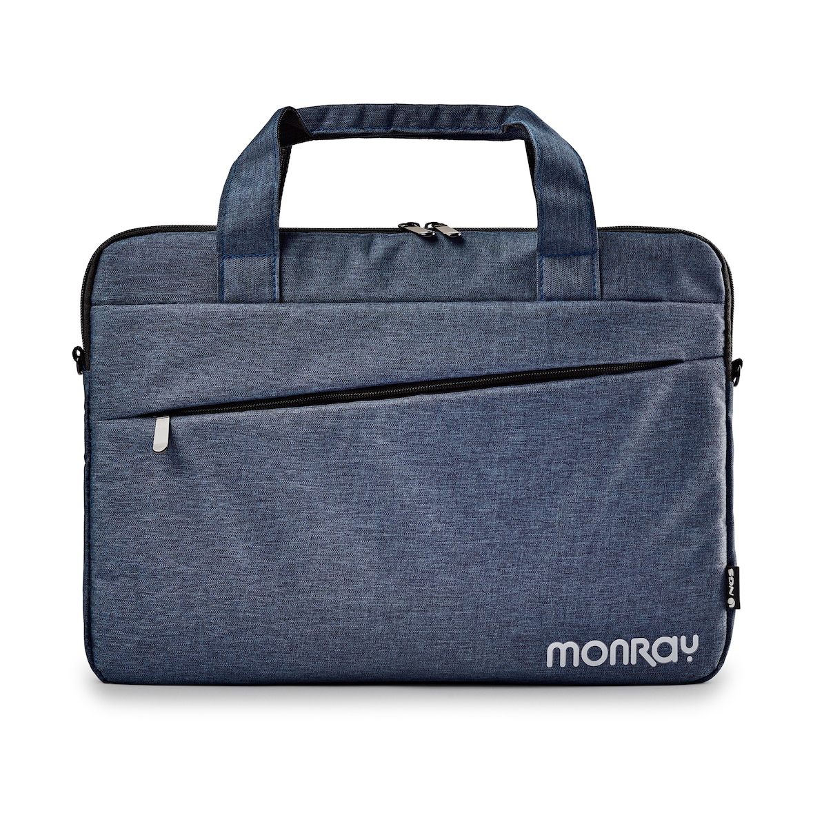 NGS Charter - Maletín para Portátil de 15.6" con Compartimento Acolchado, Diseño Elegante, Tejido Resistente al Agua, Con Correa de Transporte, Azul