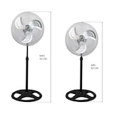 thumbnail of Ventilador de Pie Ø45cm 75W 3 Velocidades Industrial Negro Thinia Home