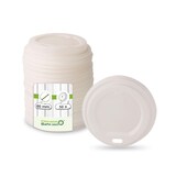 thumbnail of greenbox - CPLA-Deckel Ø 80 mm, weiß, Trinköffnung, 50 St.