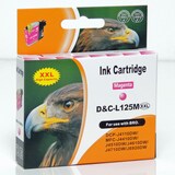 thumbnail of Kompatibel Brother LC-125 XXL, LC-127 XXL Set 4 Druckerpatronen von D&C