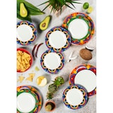 thumbnail of Juego de vajilla Excelsa Cancún de 12 piezas, porcelana multicolor
