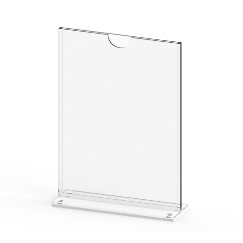 Tischaufsteller T-MAG A5 für DIN A5, Acrylglas