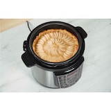 thumbnail of Starlyf Pressure Cooker, Reiskocher, Multikocher, 800 Watt, Schnellkochtopf, 8 Programme, Antihaftbeschichtung, Timer, 4 Liter, edelstahl