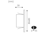 thumbnail of Paulmann Encastré mural LED Edge Quadro  carré 80x80mm  1,2W 50lm 230V  2700K Noir mat 93094
