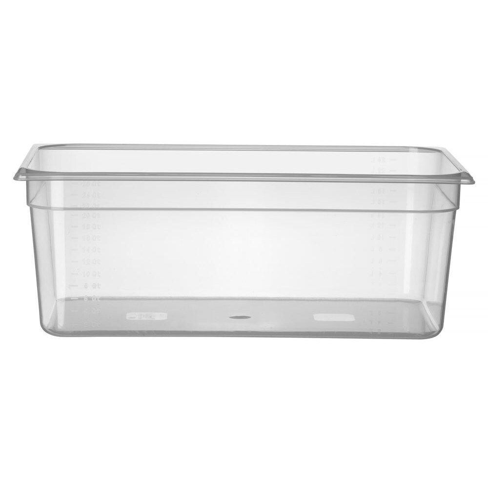 HENDI Gastronorm-Behälter 1/1, Profi Line, GN 1/1, 28L, Transparent, 530x325x(H)200mm