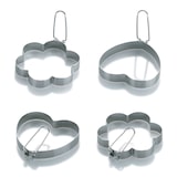 thumbnail of 4tlg Eierformerset  2x Herz und 2x Blume Clara - 11210 + 11211