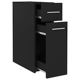 thumbnail of vidaXL Apothekerschrank Schwarz 20x45,5x60 cm Holzwerkstoff