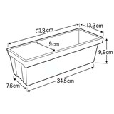 thumbnail of Europaletten Blumenkasten Schwarz Pflanzkasten zum An- & Einhängen Blumentopf