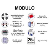 thumbnail of Exacompta 331014D 1x MODULO A4 - 5 Laden mit Schlüssel verschliessbar Office - Schwarz