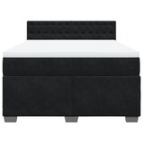 thumbnail of vidaXL Boxspringbett mit Matratze Schwarz 140x200 cm Samt