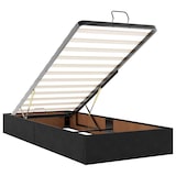 thumbnail of vidaXL Ottoman-Bett mit Matratze Schwarz 100x200 cm Samt