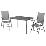 thumbnail of Helloshop26 - Conjunto de comedor de jardín exterior de 3 piezas de acero antracita 02_0013576