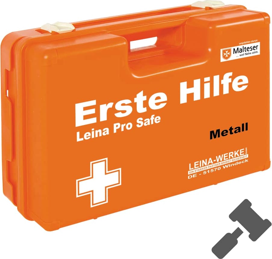 Erste-Hilfe-Koffer nach DIN 13169, Metall