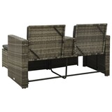 thumbnail of vidaXL 3-tlg. Garten-Lounge-Set mit Auflagen Poly Rattan Grau