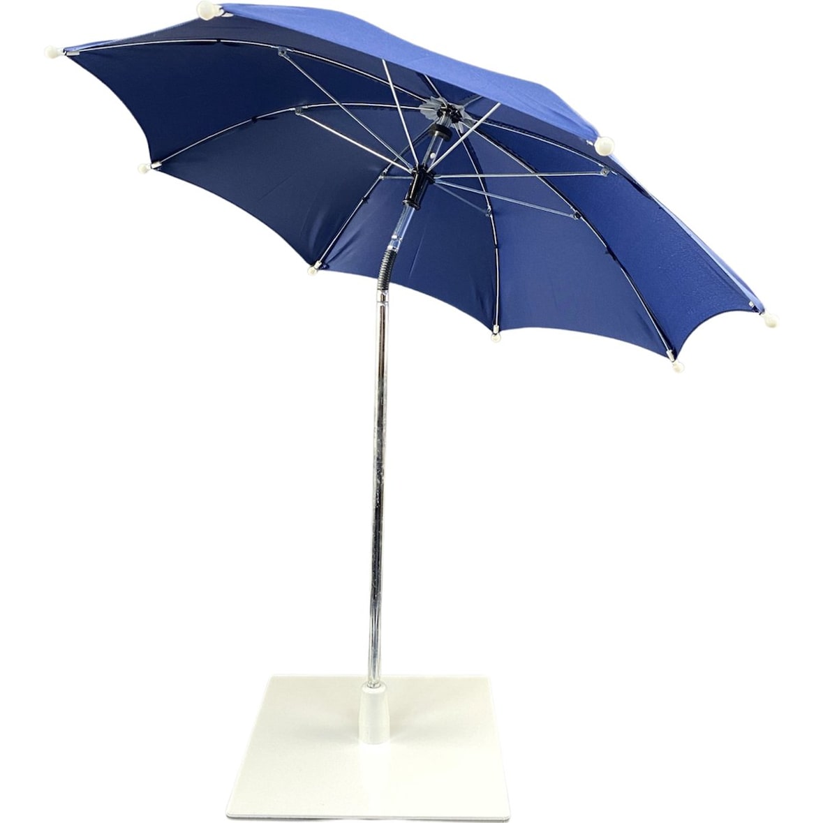 Ombrellone da tavolo compatto di WDMT - ø 60 x 56 cm - Ombrellone da tavolo moderno per esterni - Ombrelloni - Blu