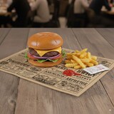 thumbnail of HOSTELBIO Papel Antigrasa Kraft "Anuncios" 28x34 cm | 40 g | Caja de 1000 unidades