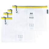 thumbnail of 4 Sacos Multiusos Zipper Bag A4 amarelo