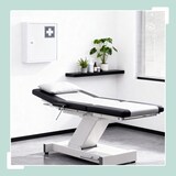 thumbnail of Relaxdays Medizinschrank, abschließbar, 3 Fächer, HxBxT: 36 x 31,5 x 10 cm, für Medikamente, Arzneischrank, weiß/grau