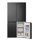 thumbnail of Hisense RQ758N4SAFE Cross Door, Total NoFrost, Super-Kühlen und Super-Gefrieren Funktion, 609 l Nutzinhalt, EEKL E, schwarz