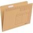 thumbnail of Leitz Einstellmappen 2435 Für Vollsichtreiter DIN A4 Mit Organisationsdruck 250 g/m² Naturbraun 100% Recycelter Natron-Karton 31,5 x 23 cm 100 Stück