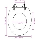 thumbnail of Helloshop26 - Set aus zwei WC-Sitzen mit Deckel MDF Oberfläche in Antikholzoptik 02_0002950