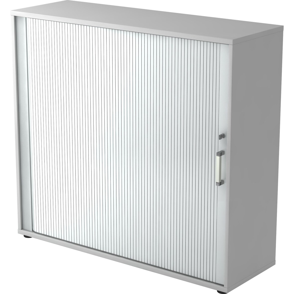 Rollladenschrank 3OH BxTxH 120x40x110cm Griff CE Grau/Silber