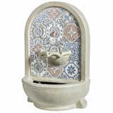 thumbnail of Brunnen rund Wandbrunnen Standbrunnen Mosaik  natur Zierbrunnen 54cm