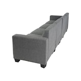 thumbnail of Sofá modular 4 plazas Couch Lyon, tela/textil ~ gris
