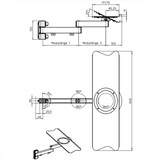 thumbnail of Novus TSS Tragarm mit Tastaturhalterung XL (967+0119+001)