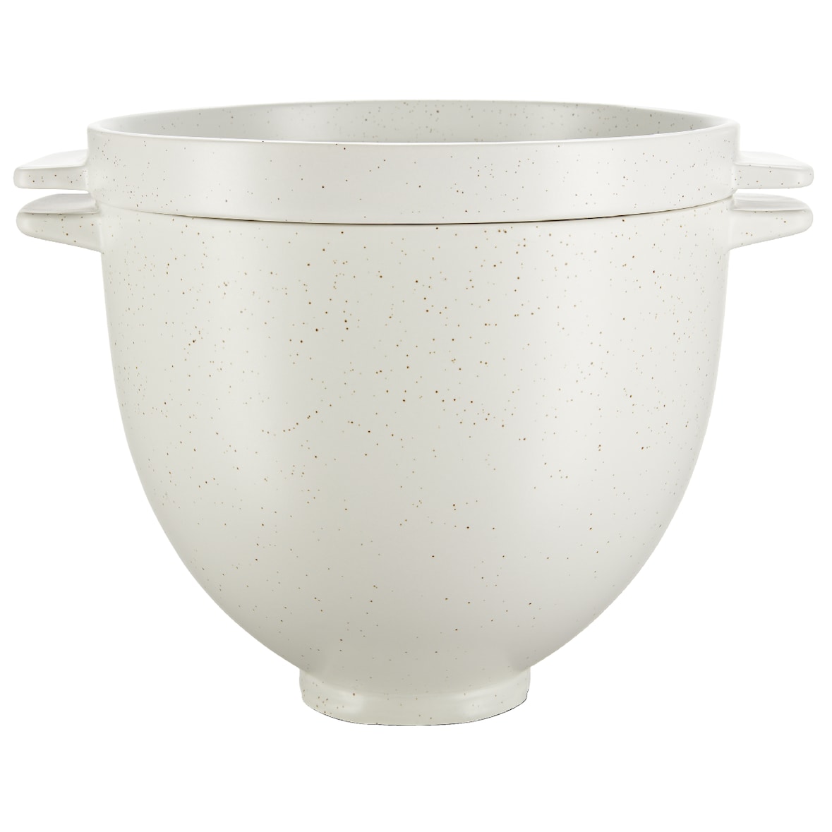 KITCHENAID Brotbackschüssel 5KSM2CB5BGS, Keramik, Ø 26 x 18 cm, 4.7 L, mit Deckel, weiß