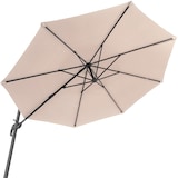 thumbnail of tectake Ombrellone Daria con involucro protettivo e pedale, Ø 300 cm - beige - 403133