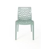 thumbnail of Chaise Saphir en polypropylène de haute qualité, coloris Vert Frosty, empilable. Marque Grandsoleil. Dimensions : 52x51x81 cm.