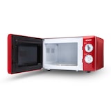 thumbnail of Microondas Retro 20L Sin Grill 700W Rojo