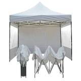 thumbnail of Tente pliante 3x3m pack fenêtres - 4 murs - acier 31mm/polyester 320g - blanc - FRANCE-BARNUMS