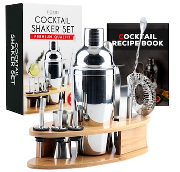 HGMD Cocktail Set - 18-Delige set - Cocktail Shaker Set (750ml) - Cocktail shaker set - Inclusief Receptenboekje
