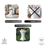 thumbnail of Stehtischhusse Stretch für Bistrotisch Motiv Ø 60-65x110-120 cm Bierglas