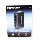 thumbnail of TRENDnet TI-PG80 Switch industriale temprato a 8 porte con guida DIN Gigabit PoE+