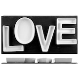 thumbnail of H&h Schiefer Tablett Love 4 Tassen