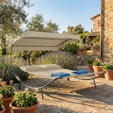 thumbnail of VCM Sonnenliege Bindox Creme H. 137 x B. 180 x T. 200 cm