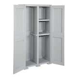 thumbnail of Tontarelli armadio simplex alto con vano portascope più 2 vani bassi e 1 vano alto grigio in polipropilene 79X43XH164CM