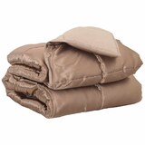 thumbnail of vidaXL Ganzjahresbettdecke Gold 240 x 260 cm Satin und Mikrofaser