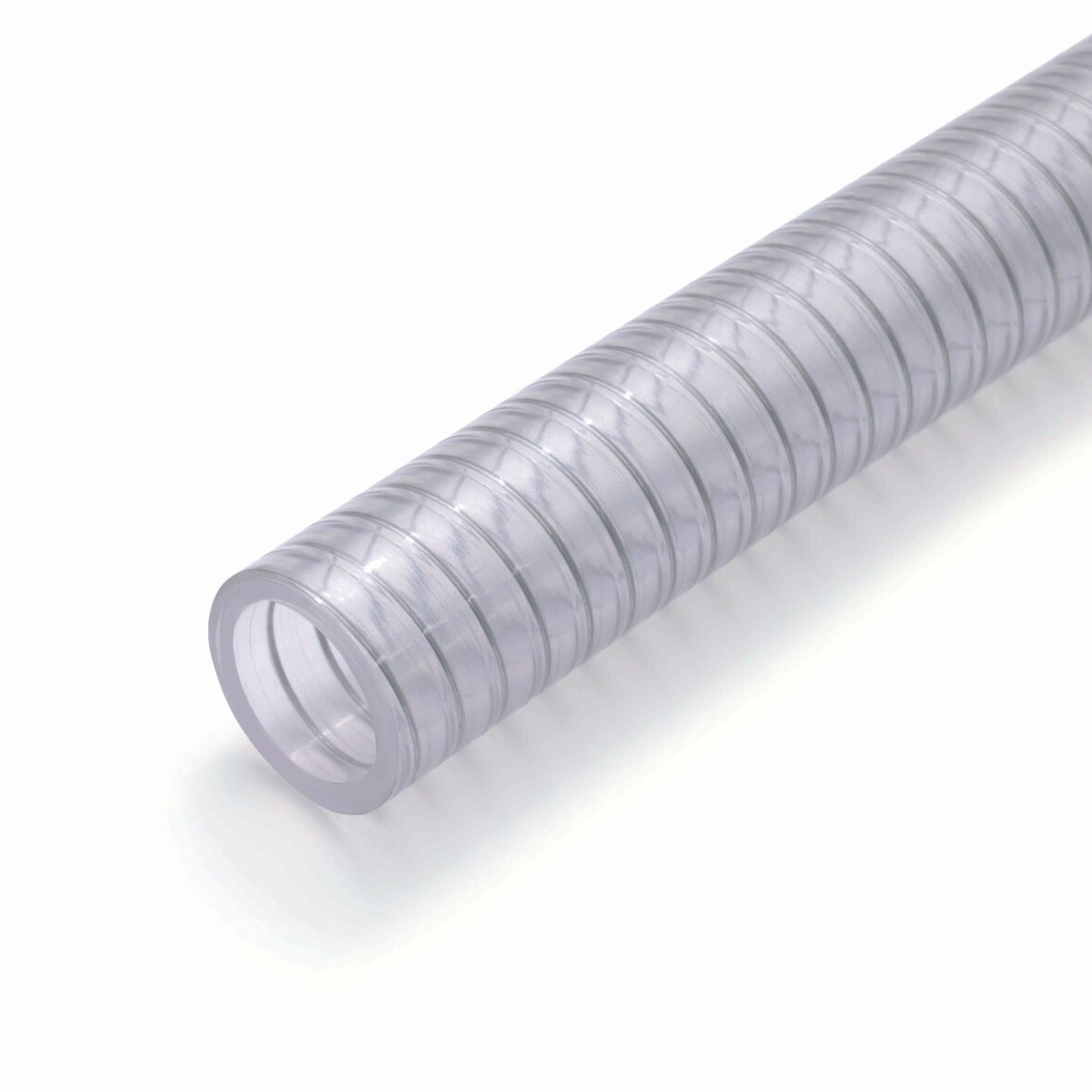 Transparenter PVC Saug- und Förderschlauch für Industrie 50 m 30 mm