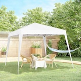 thumbnail of Outsunny Tenda Dobrável Tenda com Desenho Pop Up para Jardim Campismo Festas Eventos Aço e Oxford 2,4x2,4m Branco