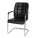 thumbnail of Konferenzstuhl / Freischwinger / Stuhl FLEXO V PU schwarz hjh OFFICE