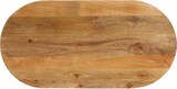 thumbnail of vidaXL Tischplatte 110x50x2,5 cm Oval Massivholz Mango