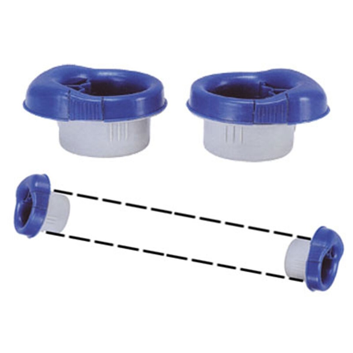 Abroller-Set für Stretchfolie mit Bremse einfache Anwendung